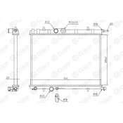 Radiator, racire motor WRA106 Qwp